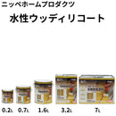 水性ウッディリコート＜0.2L、0.7L、1.6L、3.2L、7L＞（ニッペホームプロダクツ）