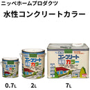 水性コンクリートカラー＜0.7L、2L、7L＞（ニッペホームプロダクツ）
