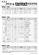 アドクールAqua 取扱い説明書（NCK）